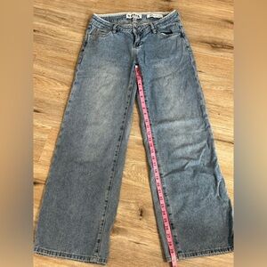 TCL Light Blue Denim Jeans with Pearl Trim